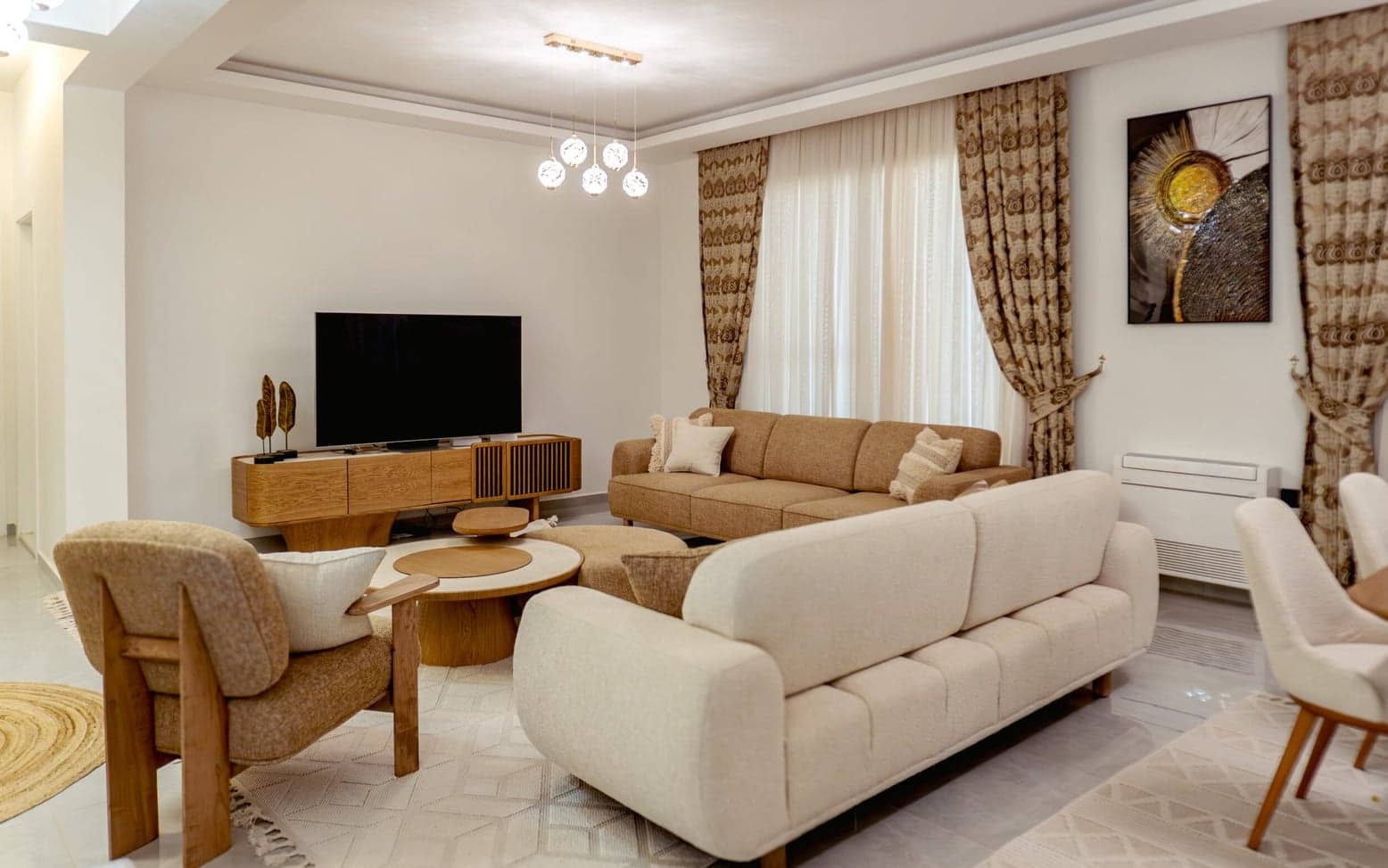 Living room with lounge seating